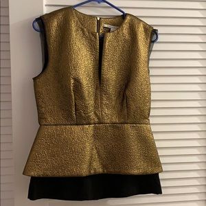 DVF Gold DELIAN TOP JACQUARD